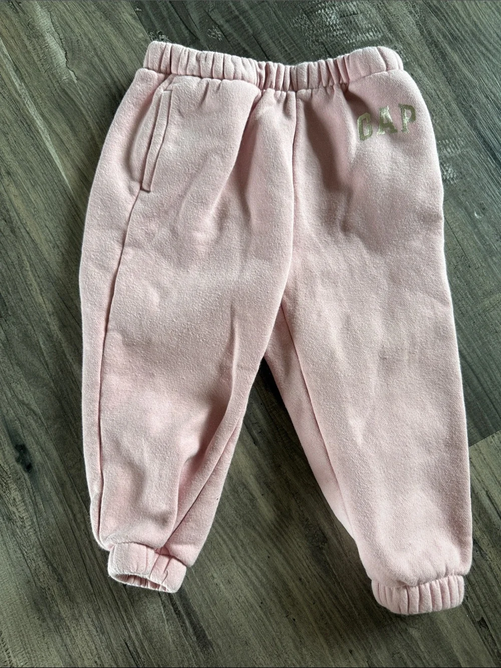GAP Girls Light Pink Hooded Zip Sweatshirt with Matching Joggers